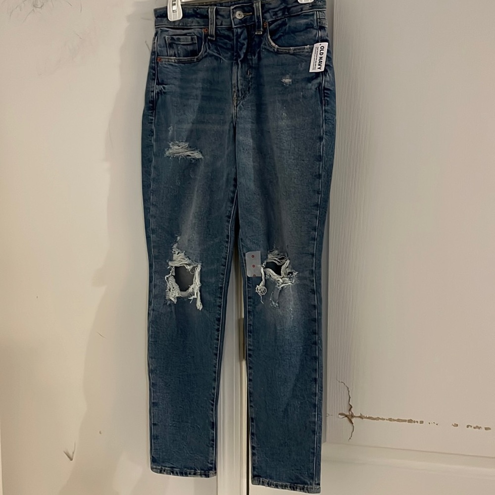 Old Navy O.G. highrise jeans with secret slim pockets size 0